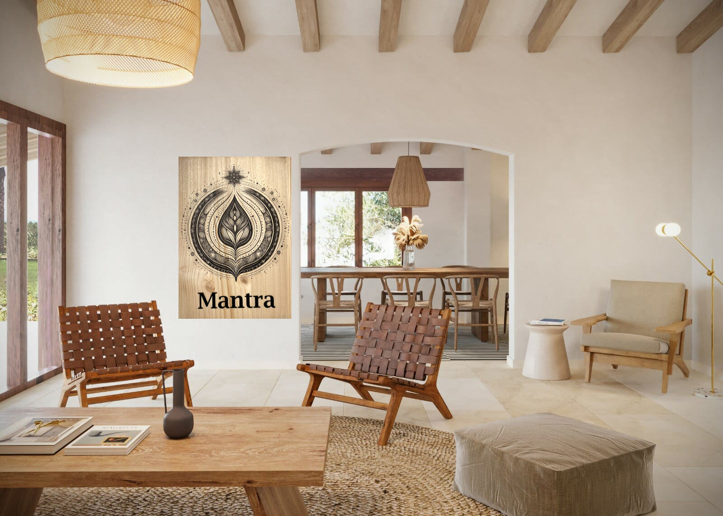 Madera con ánima: Geometría Sagrada (Lito 2)
