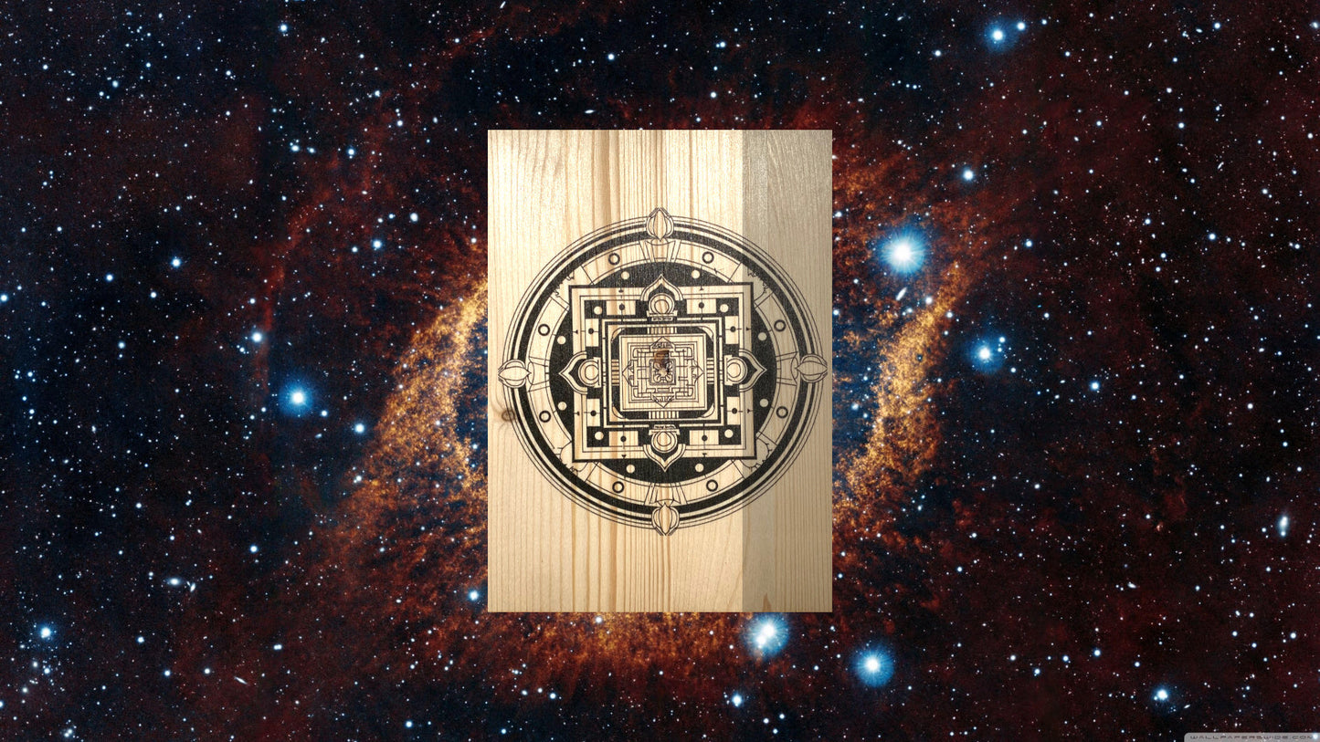 Madera con ánima: Geometría Sagrada (Lito 2)