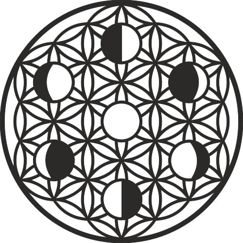 Madera con ánima: Mandalas de pared