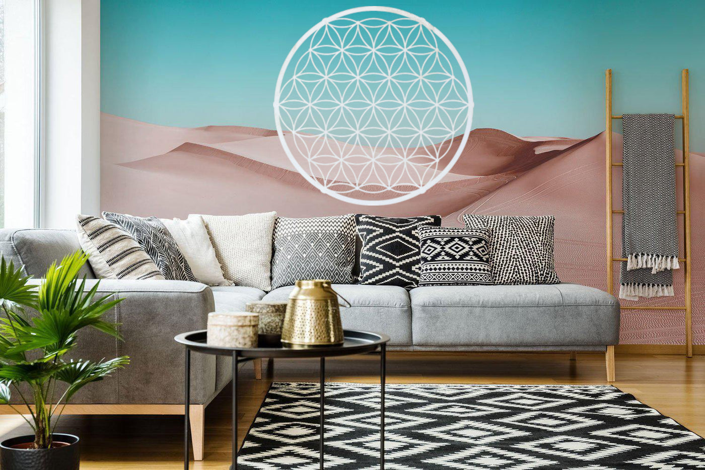 Madera con ánima: Mandalas de pared