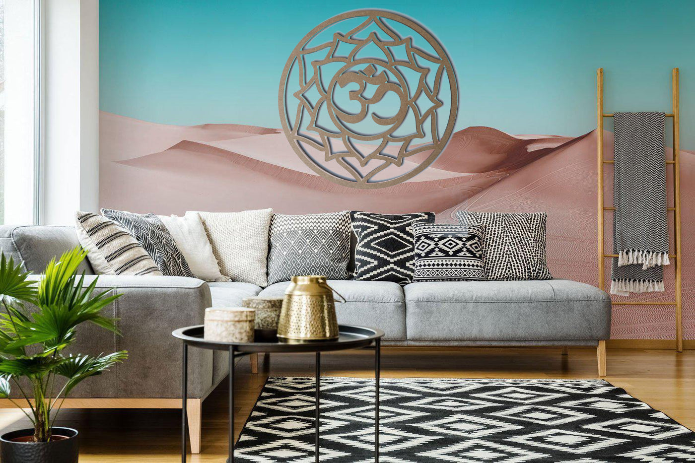Madera con ánima: Mandalas de pared