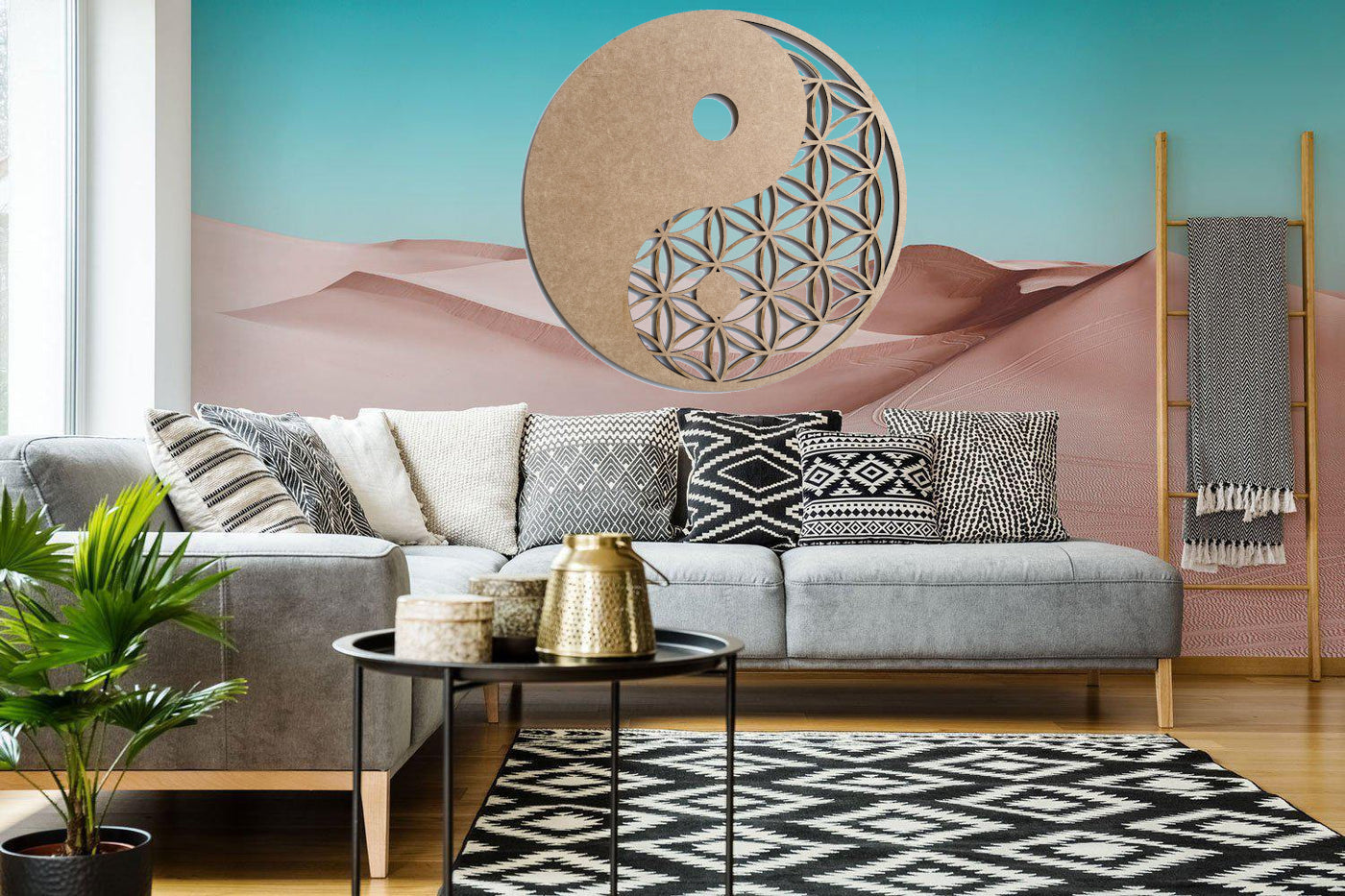 Madera con ánima: Mandalas de pared