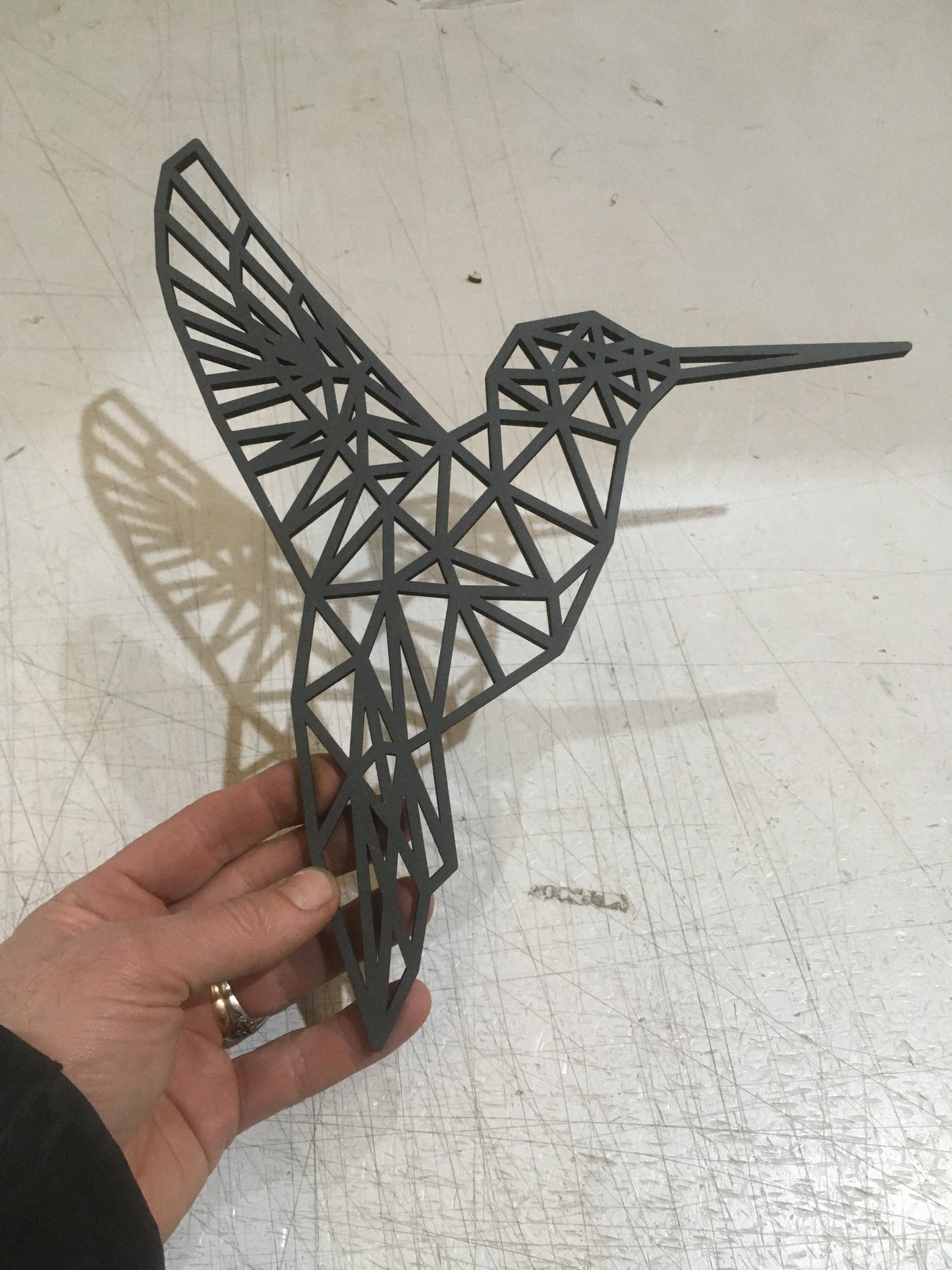 Colibri en bois personnalisé pour décoration murale