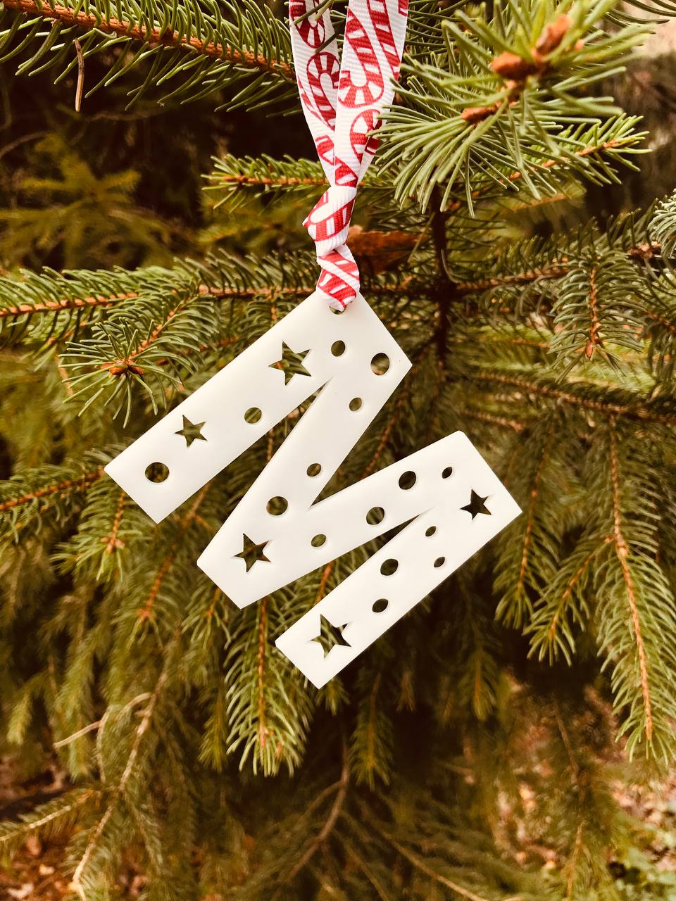 Letras blancas de navidad para colgar