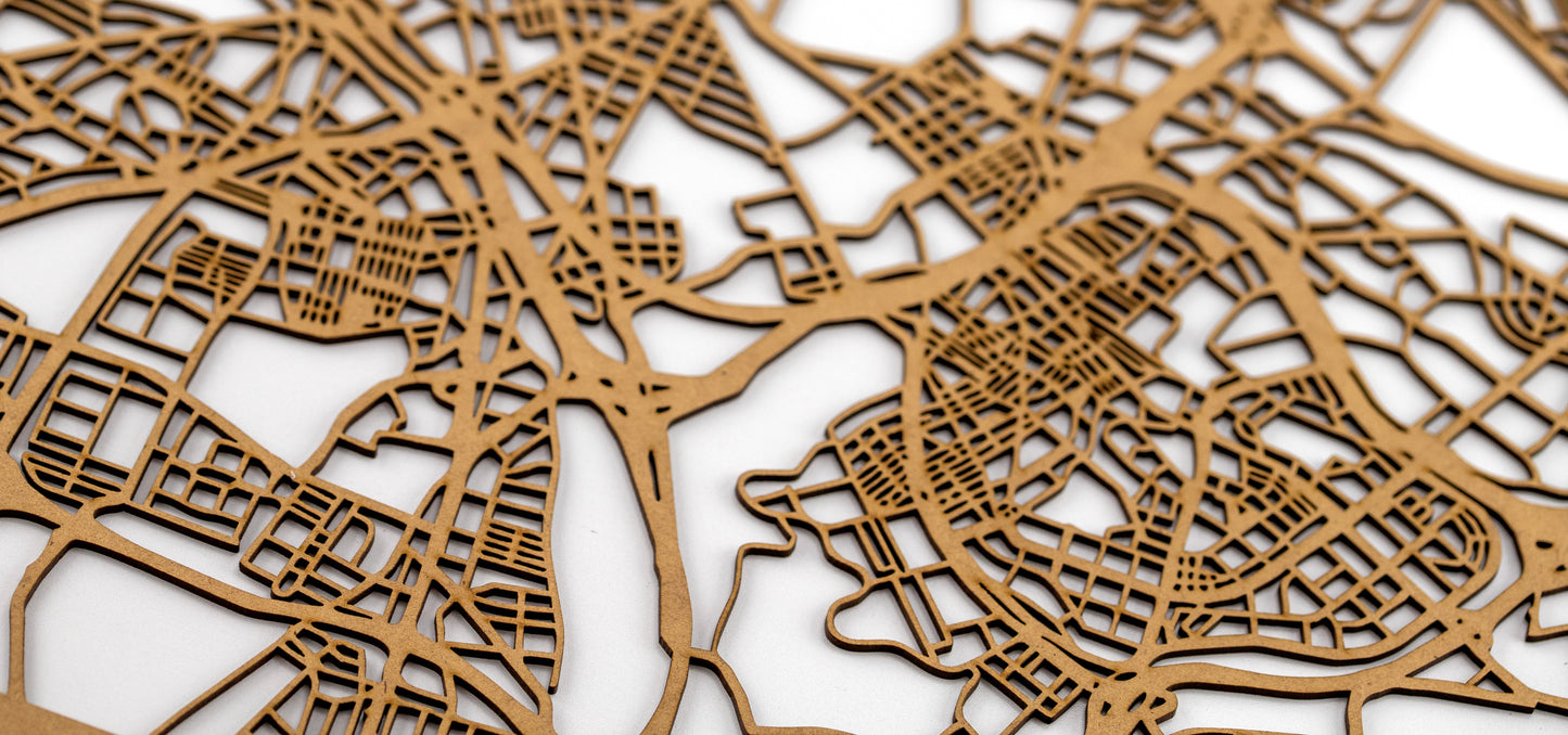 Mapa 3D callejero de Barcelona
