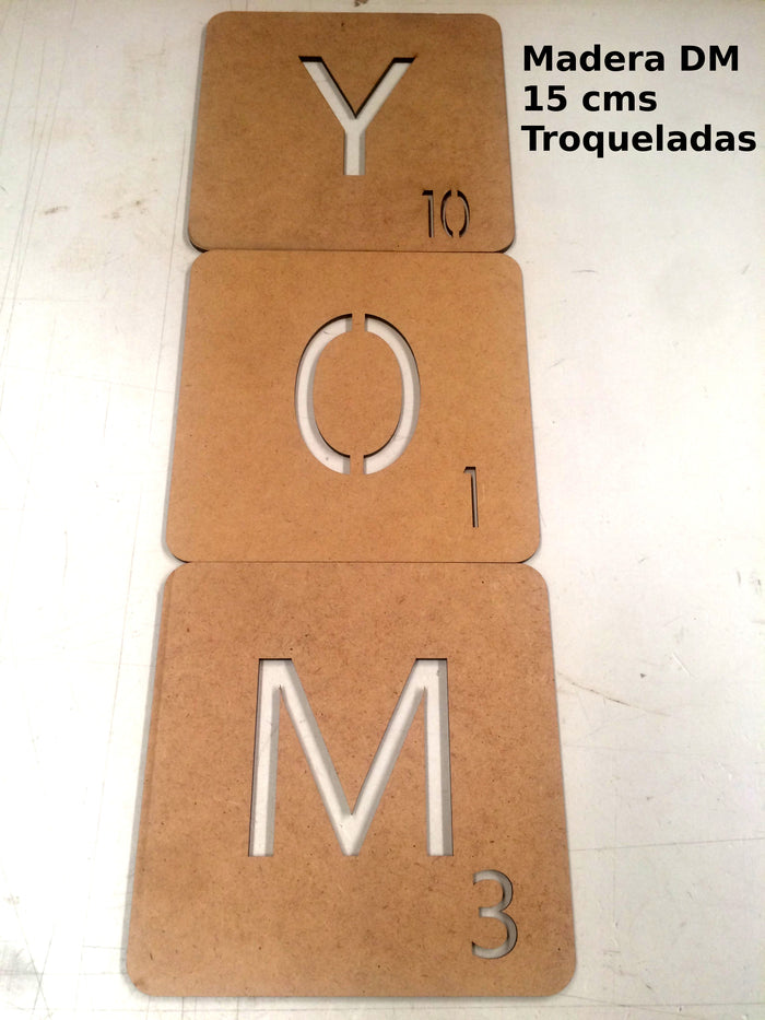 Letra de Madera decorativa Scrabble – ivvidek