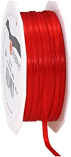 30 cms de cinta raso roja