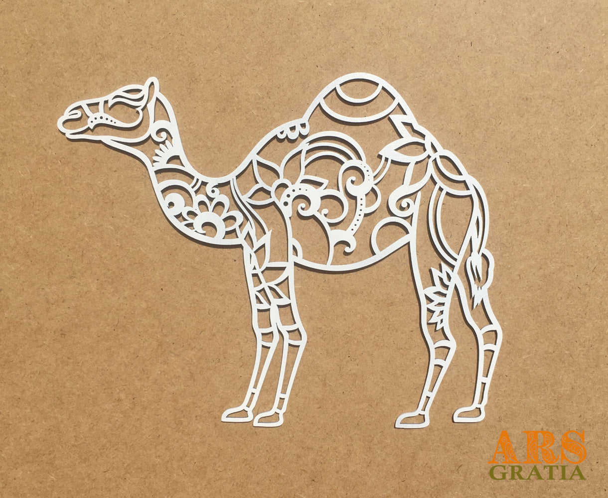 Dromedario - Animal geométrico decoración de pared Wall Art