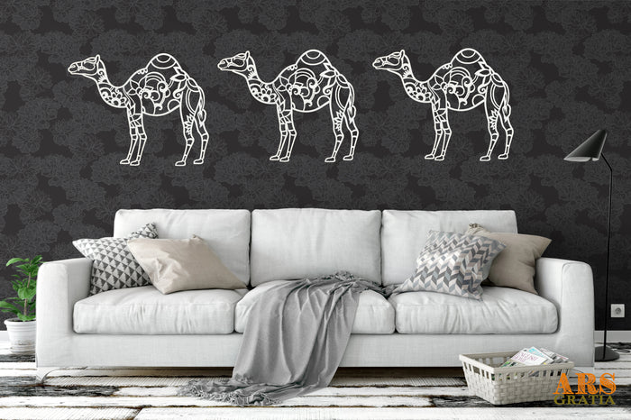 Dromedario - Animal geométrico decoración de pared Wall Art
