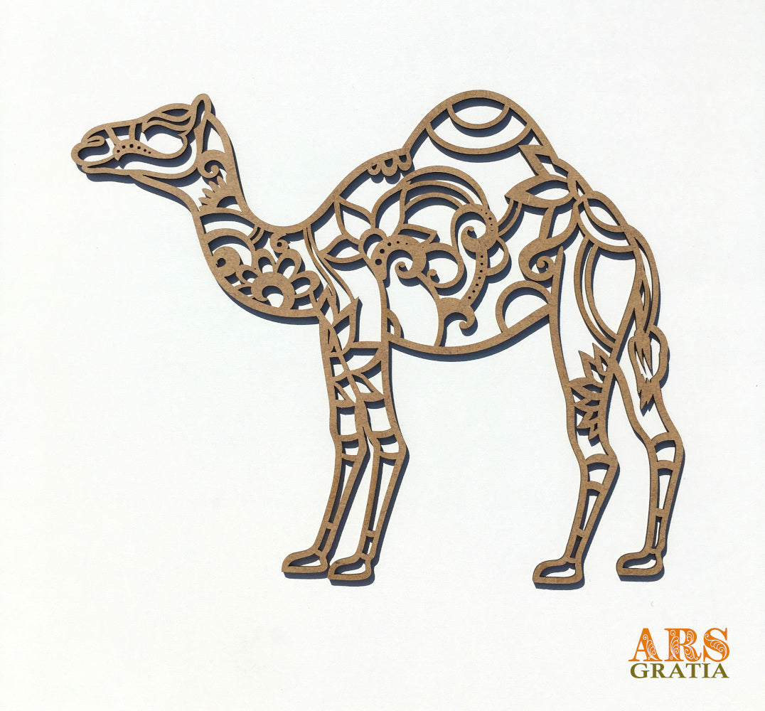 Dromedario - Animal geométrico decoración de pared Wall Art