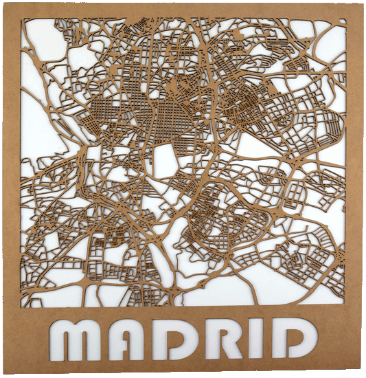 Mapa 3D callejero de Madrid